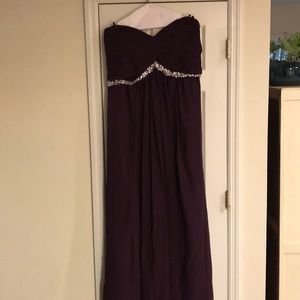 Azazie Dark Purple Dress